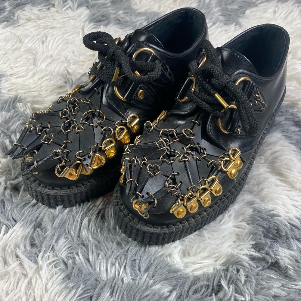 Underground England Platform Creepers Y2K. US Size 3 kids